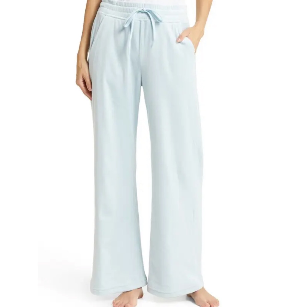 Ugg Soft Blue Velvet Lounge Pants
